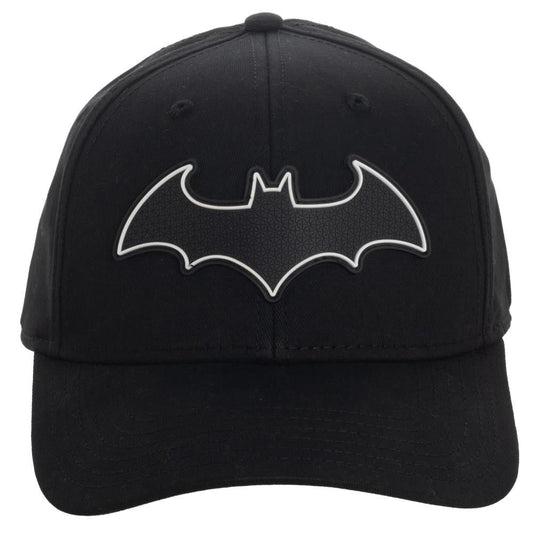 DC COMICS BATMAN RUBBER WELD FLEX FIT HAT