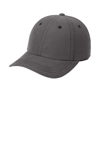 Port Authority® Sueded Cap Charcoal