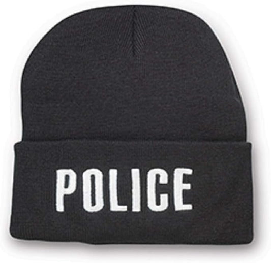 Police Beanie - Military and Law Enforcement Watch Cap Cuff Beanie