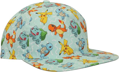 Pokemon Character Sublimated Snapback Hat