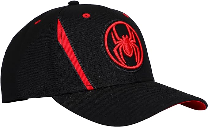 Spider-Man Logo Black Snapback Hat