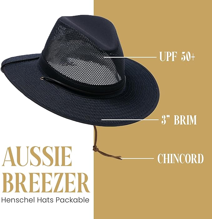 Aussie Mesh Breezer - Navy