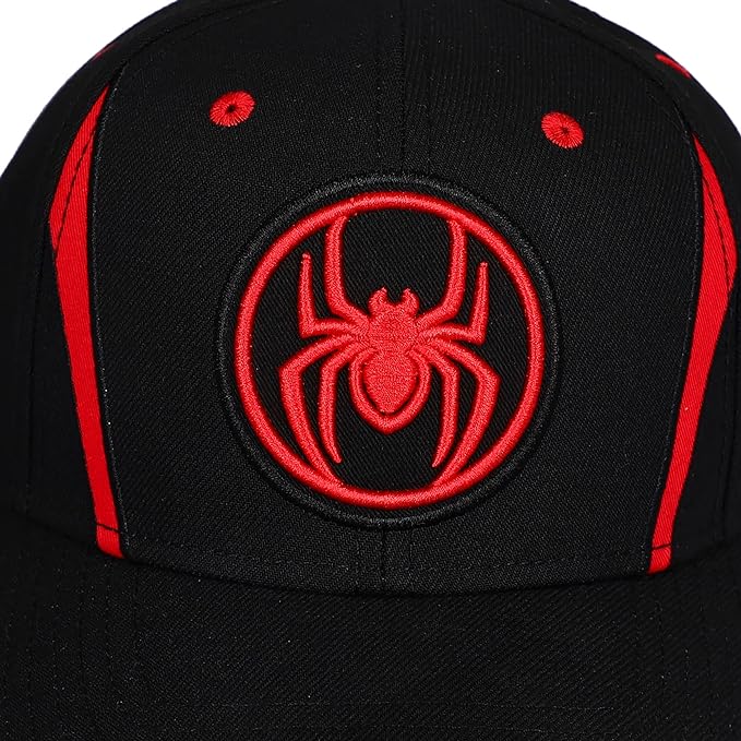 Spider-Man Logo Black Snapback Hat