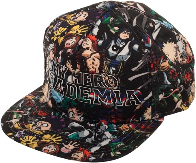 My Hero Academia Allover Art Snapback Hat