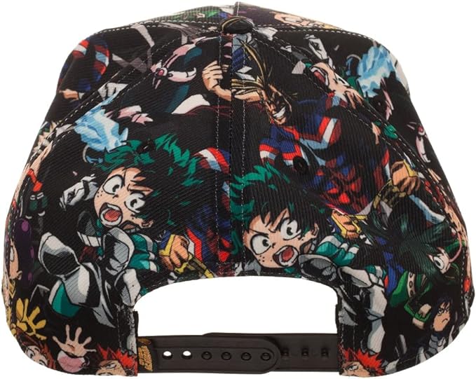 My Hero Academia Allover Art Snapback Hat