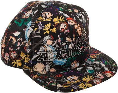 My Hero Academia Allover Art Snapback Hat