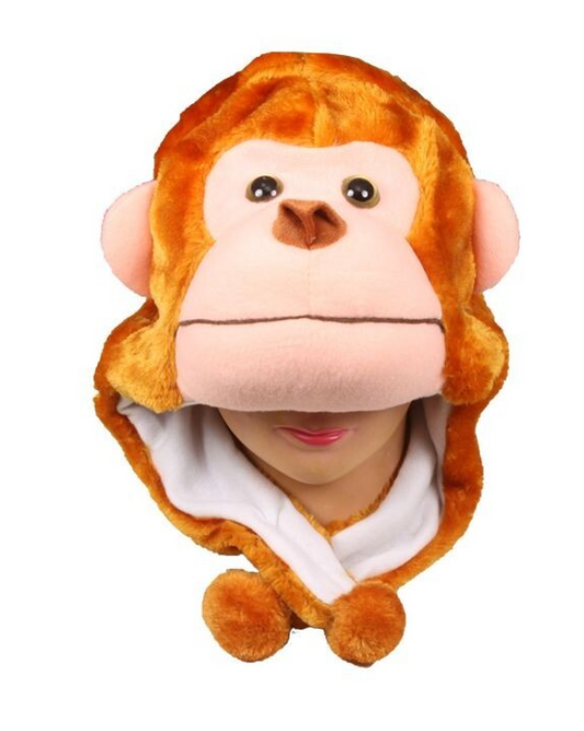 37" Monkey Hat w/ Mittens