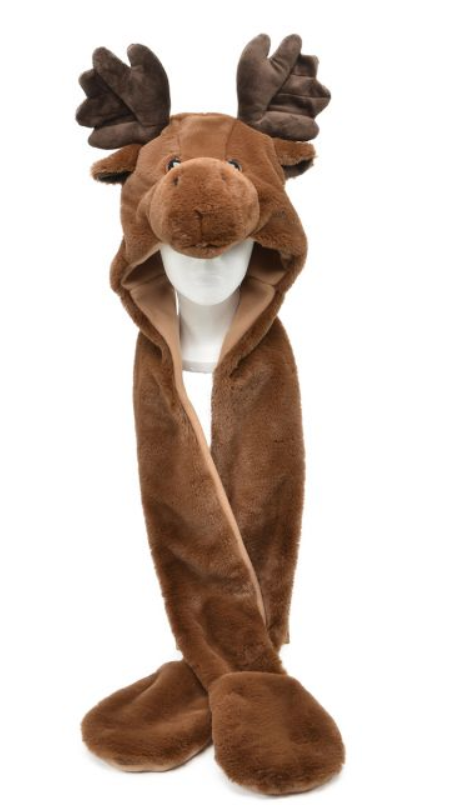 37" Moose Hat w/ Mittens