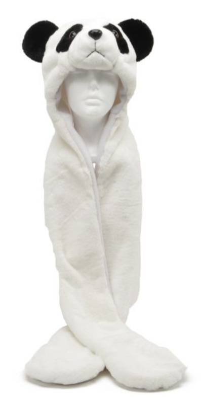 37" Ping Panda Hat w/ Mittens